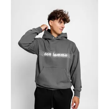 Pánská mikina Don Lemme Unisex Mikina Explore - dark grey Velikost: S