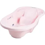 TEGA Dětská vanička profilovaná KOMFORT 2v1 - světle růžová