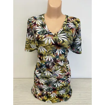 Dámská tunika halenky, Barva Žlutá, Velikost XXXL 54, Materiál 96% Viskoza 4% Lycra