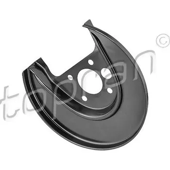 Brzdový kotouč Ochranný plech proti rozstřikování, brzdový kotouč TOPRAN 116 070