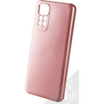 Pouzdro na mobilní telefon 1Mcz Metallic TPU ochranný kryt pro Xiaomi Redmi Note 11 (Global version), Redmi Note 11S (Global version) růžová (pink)