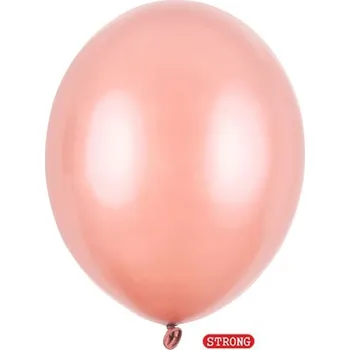 Balónek Balónek růžovo-zlatý 12 cm strong, metalický