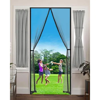 Síť proti hmyzu Magnetická síť / moskytiéra do dveří s automatickým zavíráním Šíře: 70 cm, Výška: 220 cm