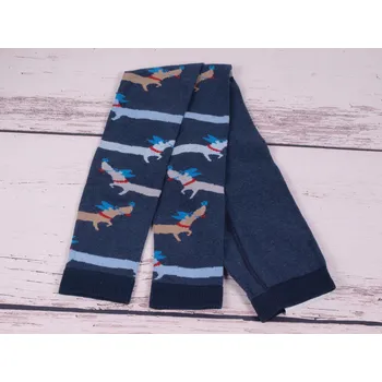 Chlapecké oblečení České legíny kamaše punčocháče bez ťapek TREPON JEZEVČÍK modrý melír velikost oblečení - děti: 110/116