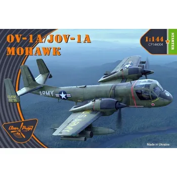 Plastikový model 1/144 OV-1A/JOV-1A Mohawk Starter Kit (5x camo)