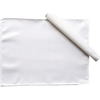 prostírání HEDVA ČESKÝ BROKÁT Ubrus Odaska prostírání 30x40 set 2 ks hladká bílá