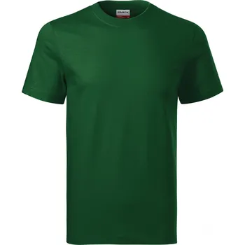 Pánské oblečení RIMECK® Malfini / Rimeck Recall R07 – unisex pracovní tričko, 200 g, extra odolné, 100% bavlna Barva: 06-lahvově zelená, Velikost: L