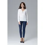 Smetanová blůza se zipem L023 Velikost: L