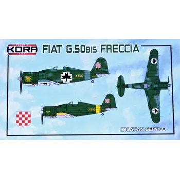 Plastikový model 1/72 Fiat G.50bis Freccia Croatian Service