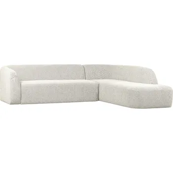 Pohovka BePureHome Rohová pohovka SLOPING pravá bílá