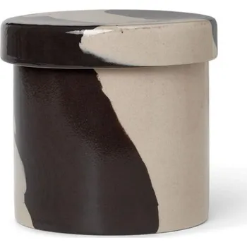 Dóza na potraviny Ferm Living Dóza Inlay Small, sand/brown