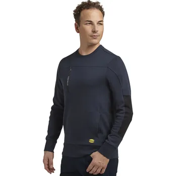 Pánská mikina DIADORA Crew Litework modrá pánská mikina ke krku XXL