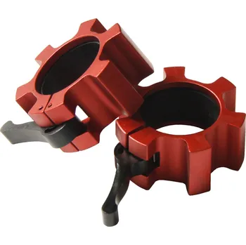 Hliníkový uzávěr IRONLIFE, červený - pár