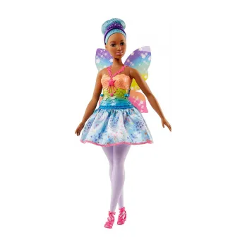 Panenka Mattel Barbie víla - modrá