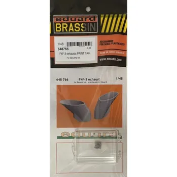 Plastikový model BRASSIN 1/48 F4F-3 exhausts PRINT (EDU)