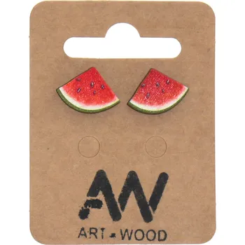 Náušnice art-wood.cz Náušnice - meloun