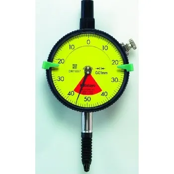 Jednootáčkový číselníkový úchylkoměr IP64 0,8/0,01mm, zdvih vřetene 5mm bez očka MITUTOYO