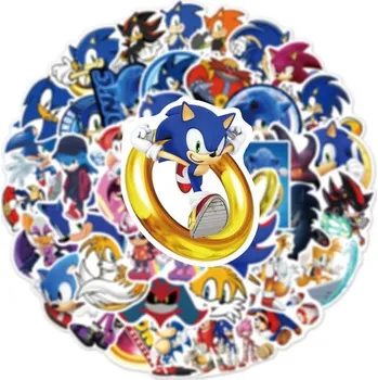 samolepka Zábavné a roztomilé samolepky Sonic
