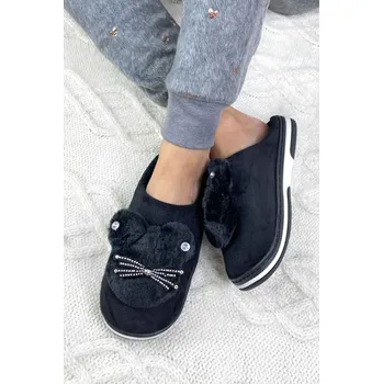 Dámské pantofle Jomix Dámské černé papuče W106B Velikost: 36-37