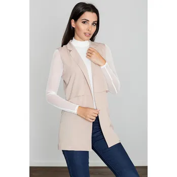 Dámská vesta Dámská béžová vesta M560 Beige Velikost: XL