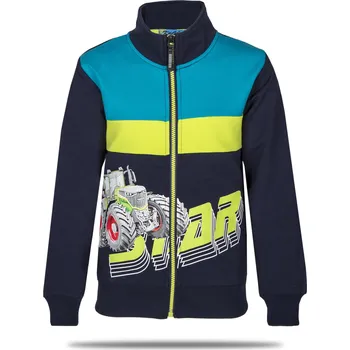 Chlapecká mikina Chlapecká mikina - KUGO HM0616, tmavě modrá Barva: Modrá tmavě, Velikost: 104