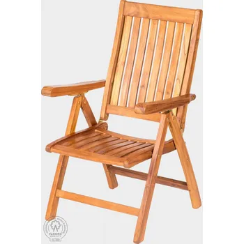 FaKOPA Skladací židle na zahradu z teaku Jessica