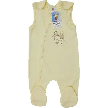 Dupačky Kojenecké propínací dupačky smetanová - vel. 50 sloník