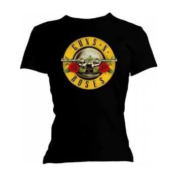 Pánské tričko Merch Guns N' Roses: Dámské Tričko Classic Bullet Logo Guns N' Roses XXXL