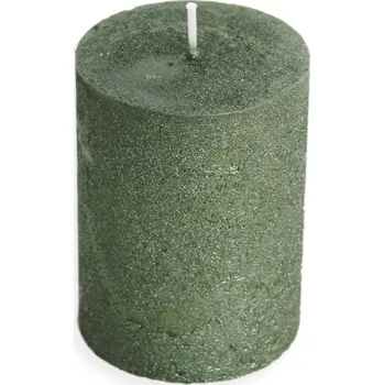 Svíčka Sv.rustik válec 60x80 LAK zelená (KR21/49)