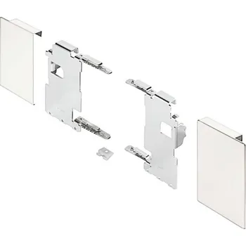 Nábytkové kování Blum Držák LEGRABOX na čelo postele pro vnitřní zásuvku "M" / Bílá
