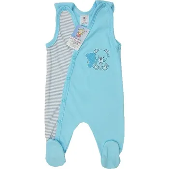 Kojenecké propínací dupačky růžová - vel. 56 myška