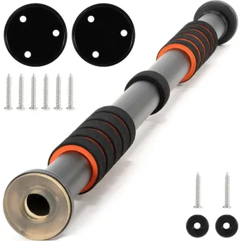 MAXXIVA Teleskopická hrazda do dveří, černooranžová