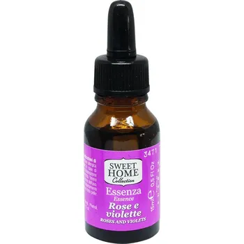 Vonný olej SUAREZ Company Sweet Home – vonný olej Rose e Violette (Růže a fialka), 15 ml