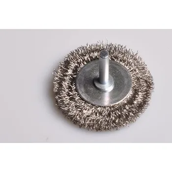 KART Kotoučový kartáč se stopkou 50x10-6 ocel 0,3 vlnitá