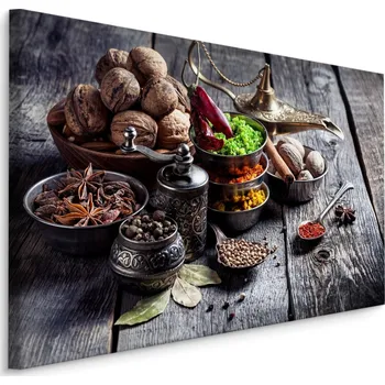 Obraz MyBestHome BOX Plátno Koření S Ořechy Varianta: 100x70