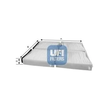 Ventilátor topení a klimatizace Filtr, vzduch v interiéru UFI 53.235.00