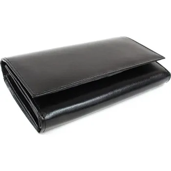 Peněženka Černá dámská kožená klopnová peněženka Ingemar