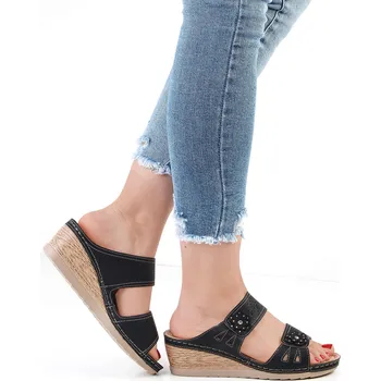 Dámské pantofle Lemon tree Pantofle na klínku LY29-1B Velikost: 38