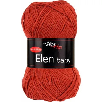 Vlna-hep Příze Elen baby 4238 rezavá