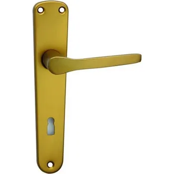 Cobra dveřní kování MONET F4 (bronzový elox) Provedení: K PZ LI (klika levá/koule pro FAB), Rozteč: 72 mm