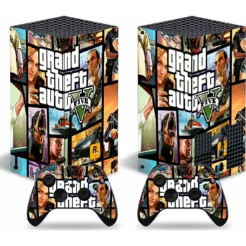 Herní konzole WooWoo Xbox Series X polep GTA 5