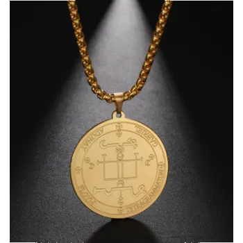 Náhrdelník Amulet Archanděl Gabriel zlatý