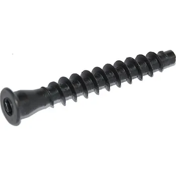 Šroub Interex Potvrzení 7x50 černá / 100ks