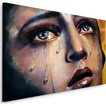 Obraz MyBestHome BOX Plátno Žena V Slzách Varianta: 30x20