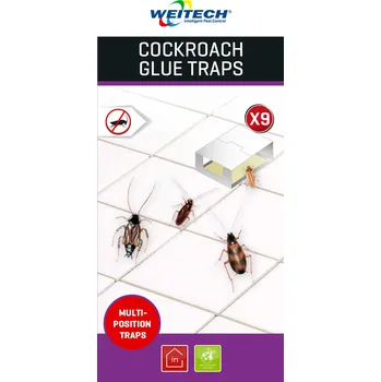 Přípravek proti hmyzu Monitorovací past na rusy a šváby a jiný lezoucí hmyz 9ks - WK6010