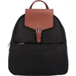 Dámský moderní batoh černo hnědý - Hexagona Nalle Small černá