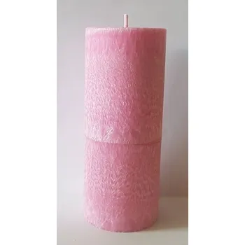 Svíčka Válec výška 16 cm, Barva červená, Vůně vanilka