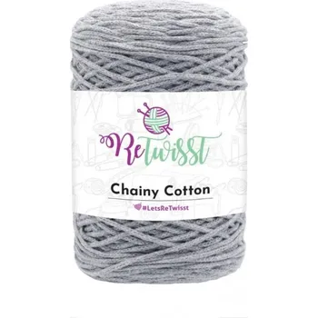 Příze Příze ReTwisst Chainy Cotton, šedá, 03