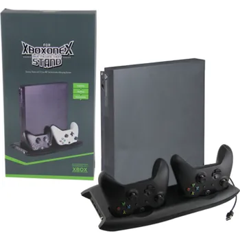 Herní konzole Xbox One X vertikální stojan s ventilátorem