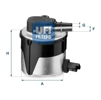 Palivový filtr Palivový filtr UFI 55.170.00